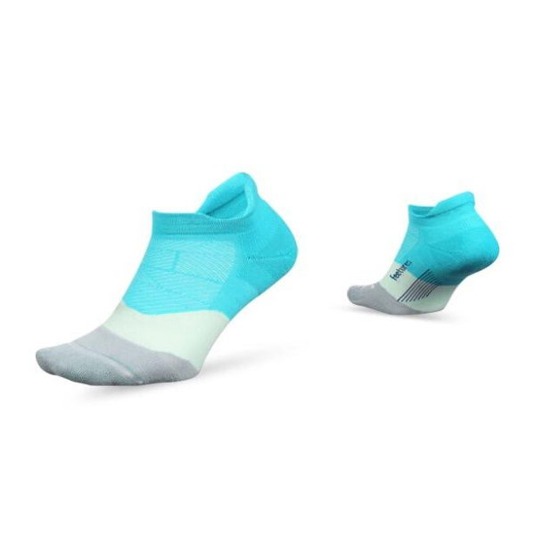 Feetures Elite Ultra Light Cushion No Show Tab Aqua Shoes ( - Size LGE)