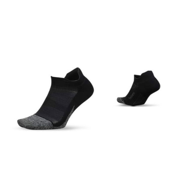 Feetures Elite Ultra Light Cushion No Show Tab Black Shoes ( - Size SML)