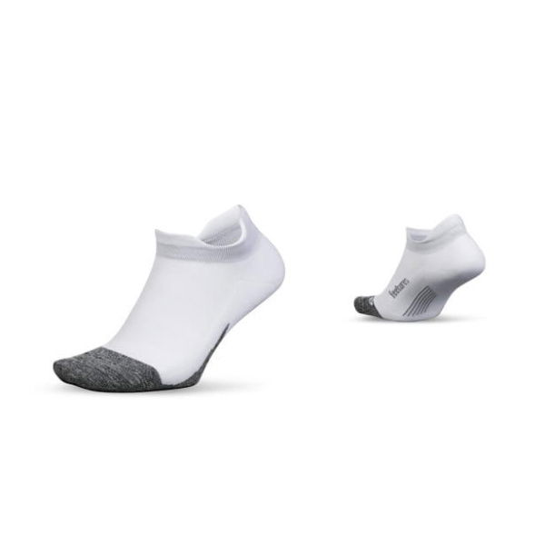 Feetures Elite Ultra Light Cushion No Show Tab White Shoes ( - Size SML)