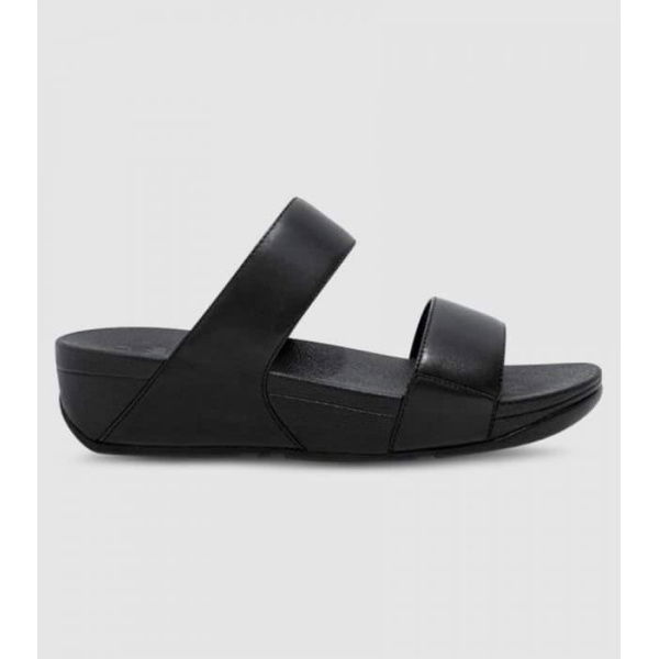 Fitflop Lulu Leather Womens Slide (Black - Size 10)