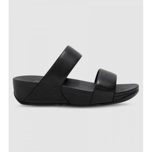 Fitflop Lulu Leather Womens Slide (Black - Size 6)