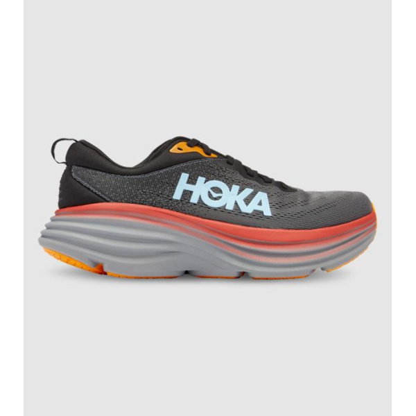 Hoka Bondi 8 (2E Wide) Mens (Black - Size 9)