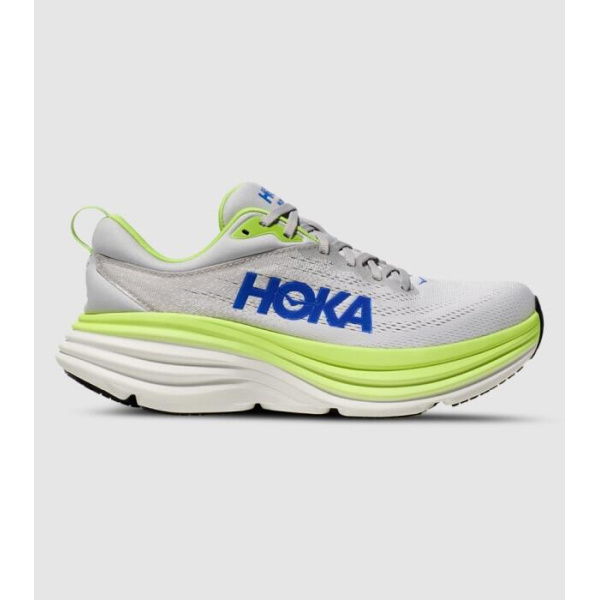 Hoka Bondi 8 (2E Wide) Mens (Grey - Size 10)