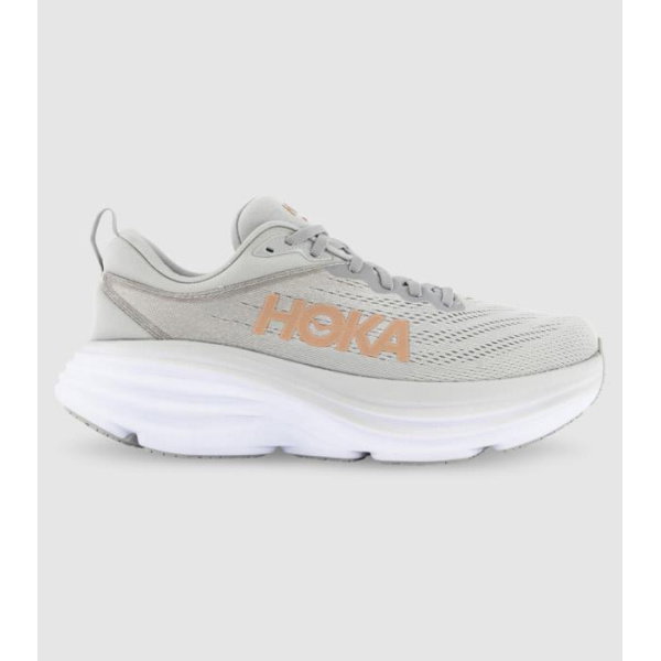 Hoka Bondi 8 (D Wide) Womens (Grey - Size 10)