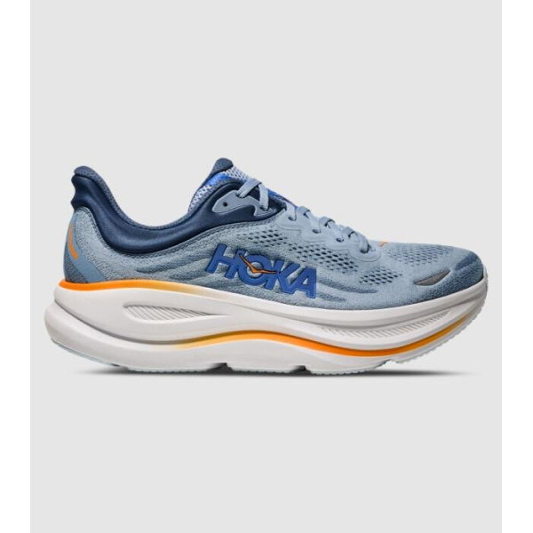 Hoka Bondi 9 (2E Wide) Mens Shoes (Blue - Size 15)