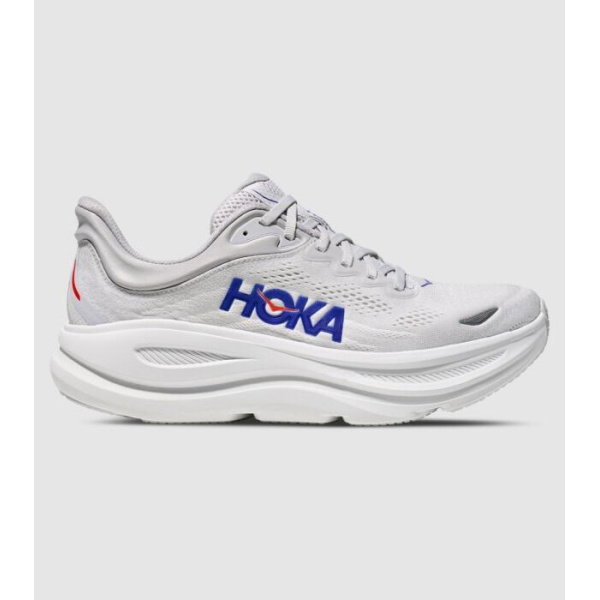 Hoka Bondi 9 (2E Wide) Mens Shoes (Grey - Size 10.5)