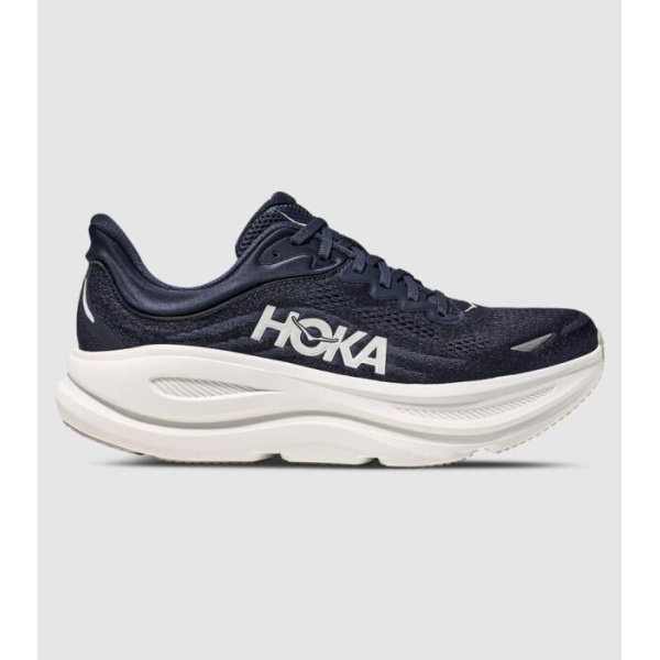 Hoka Bondi 9 (2E Wide) Mens Shoes (White - Size 9)