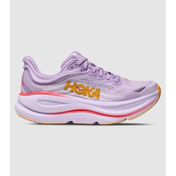 Hoka Bondi 9 (2E Wide) Womens Shoes (Purple - Size 11)