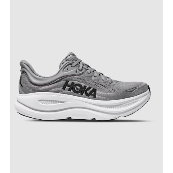 Hoka Bondi 9 Mens Shoes (Grey - Size 7.5)