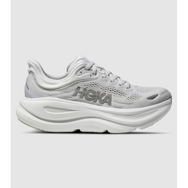 Hoka Bondi 9 Womens Shoes (Silver - Size 5.5)
