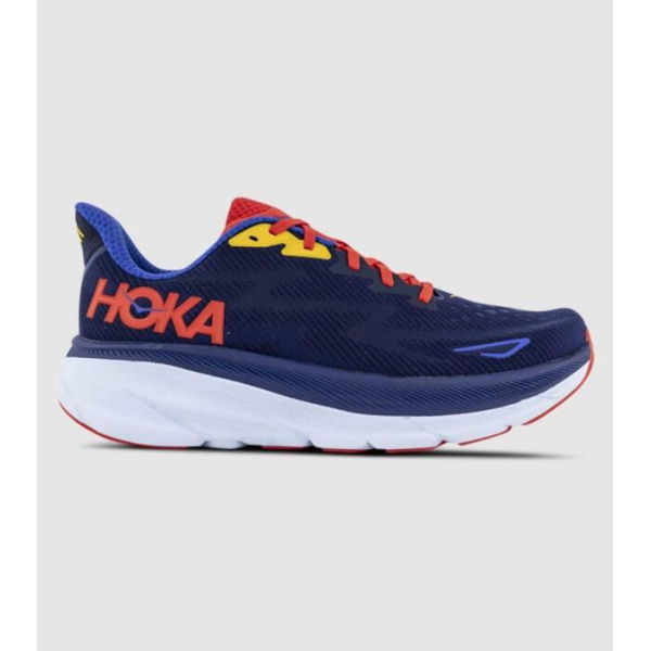 Hoka Clifton 9 (2E Wide) Mens Shoes (Blue - Size 10)