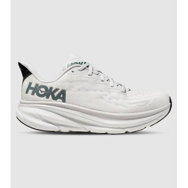 Hoka Clifton 9 (2E Wide) Mens Shoes (Grey - Size 10)