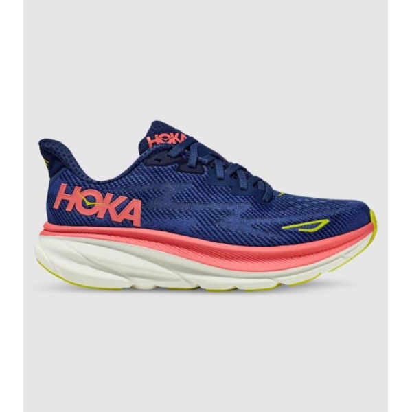 Hoka Clifton 9 (D Wide) Womens Shoes (Coral - Size 10)