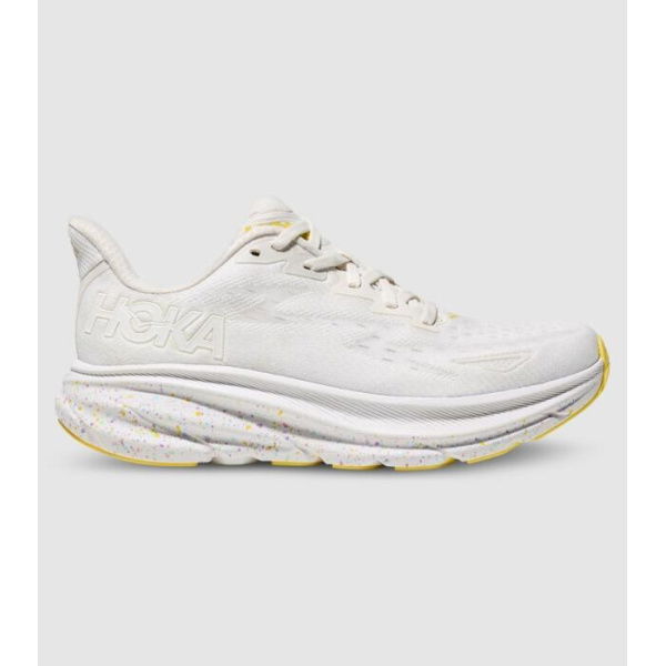 Hoka Clifton 9 (D Wide) Womens Shoes (White - Size 11)