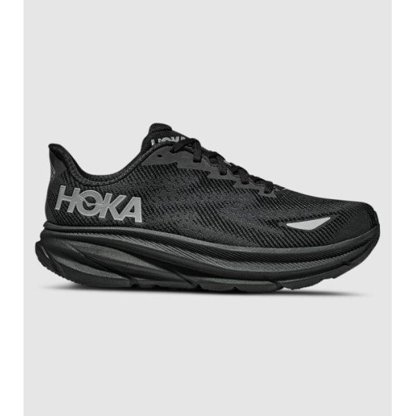 Hoka Clifton 9 Gore Shoes (Black - Size 10.5)