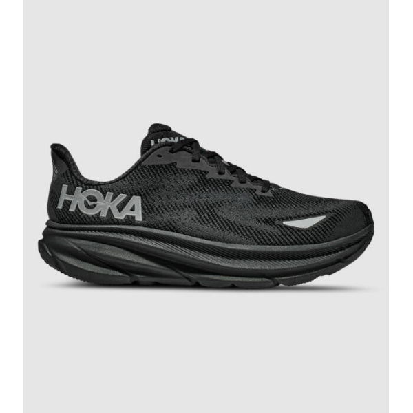 Hoka Clifton 9 Gore Shoes (Black - Size 10.5)