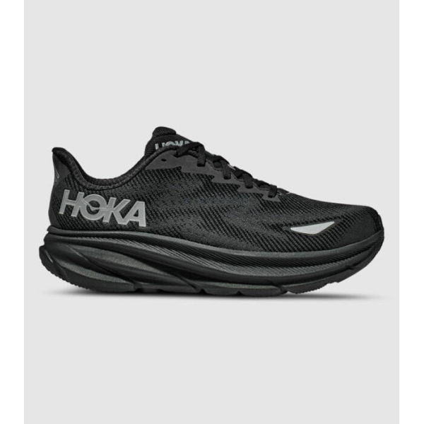 Hoka Clifton 9 Gore Shoes (Black - Size 10.5)