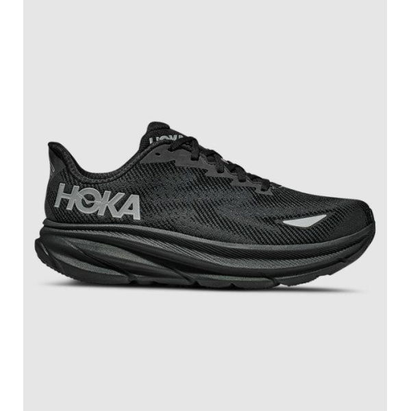 Hoka Clifton 9 Gore Shoes (Black - Size 10)