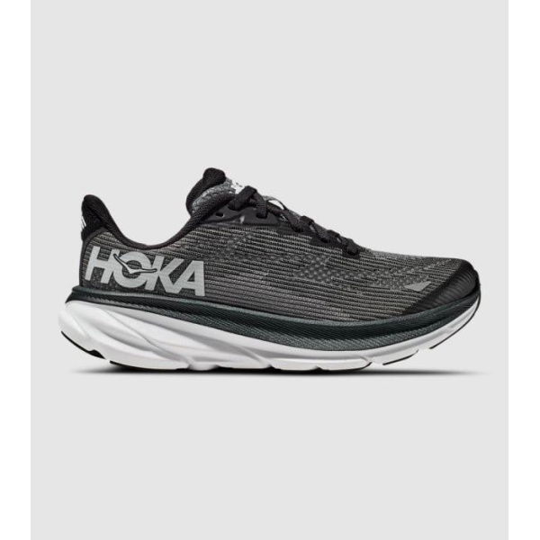 Hoka Clifton 9 (Gs) Kids (Black - Size 6)