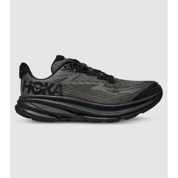 Hoka Clifton 9 (Gs) Kids (Black - Size 6)