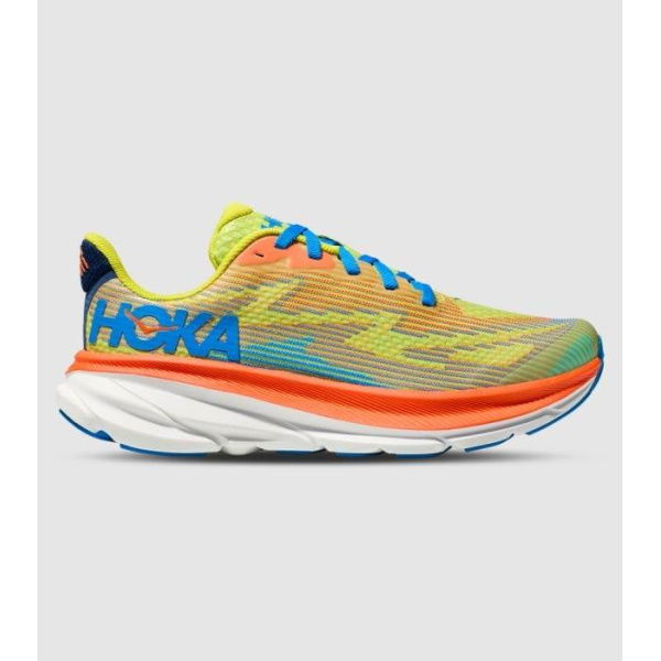 Hoka Clifton 9 (Gs) Kids (Orange - Size 6)