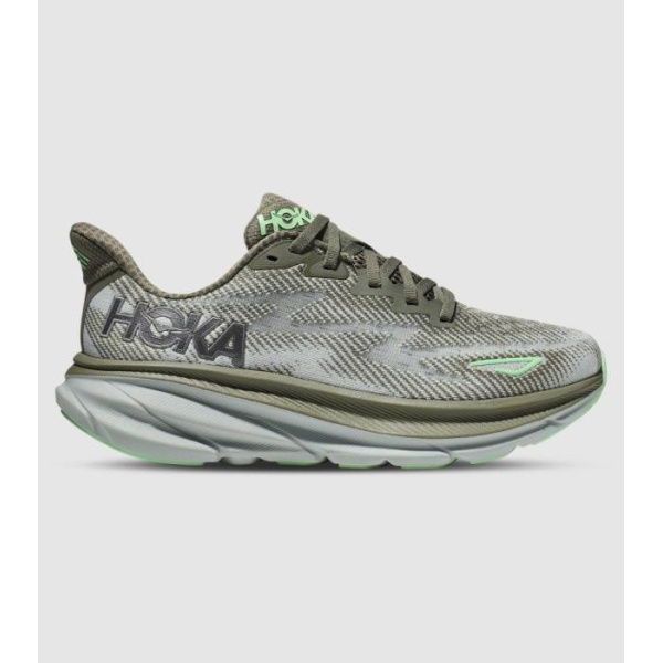 Hoka Clifton 9 Mens Shoes (Green - Size 13)