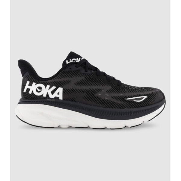 Hoka Clifton 9 Womens Shoes (Black - Size 12)