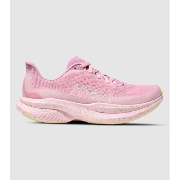 Hoka Mach 6 Mens Pink Twilight Lemonade (Pink - Size 10)