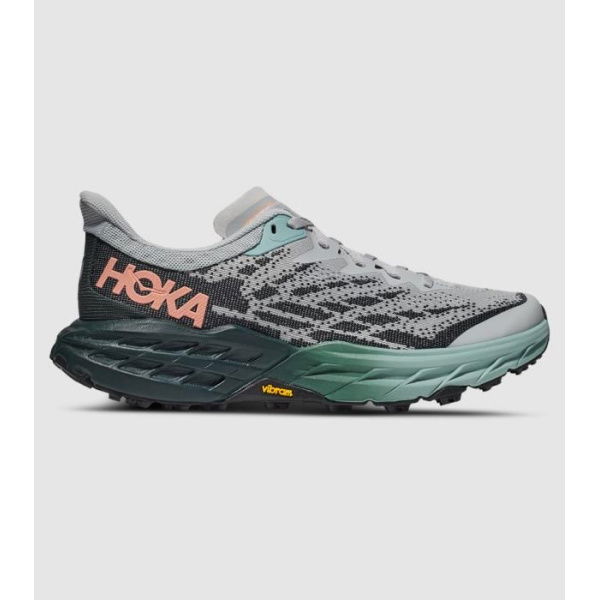 Hoka Speedgoat 5 (D Wide) Womens (Grey - Size 11)