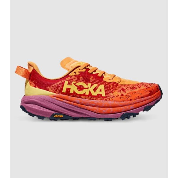 Hoka Speedgoat 6 (D Wide) Womens (Orange - Size 9.5)