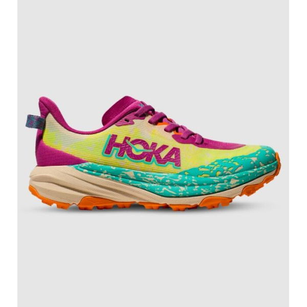 Hoka Speedgoat 6 (Gs) Kids (Pink - Size 4)