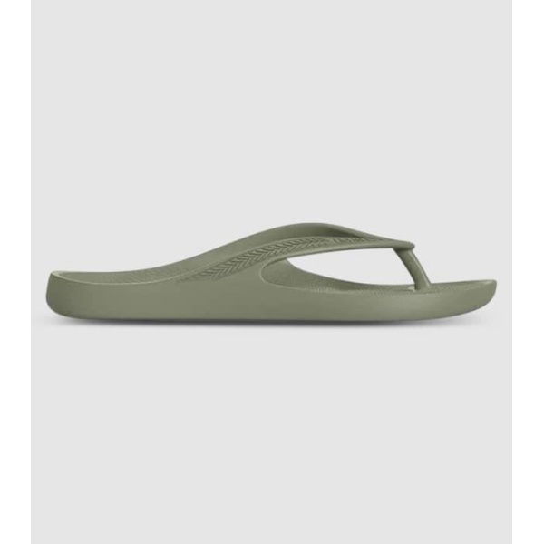 Lightfeet Revive Arch Support Mens Thong (Green - Size 10)