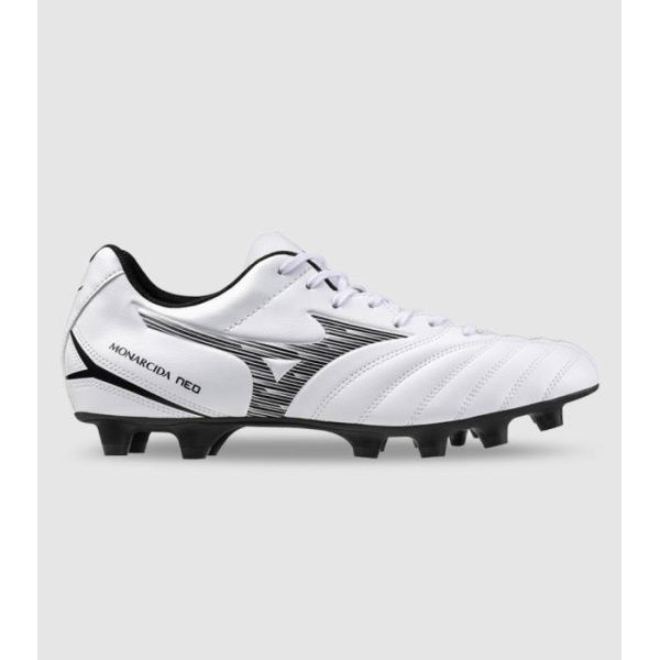 Mizuno Monarcida Neo 3 Select (Fg) (2E Wide) Mens Football Boots (White - Size 10.5)