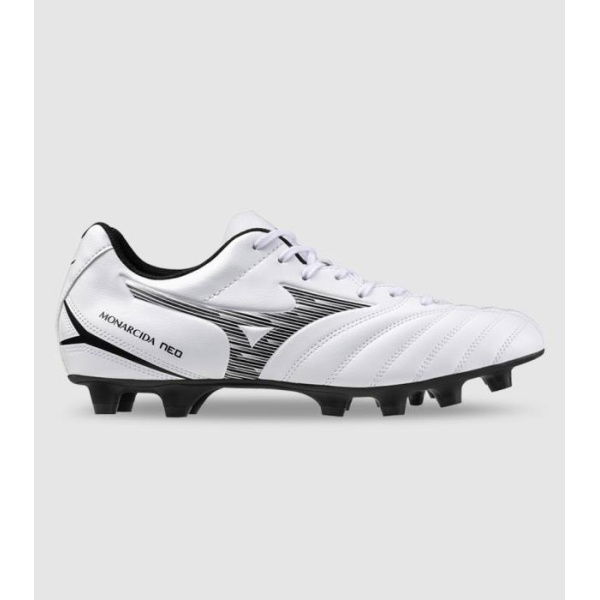 Mizuno Monarcida Neo 3 Select (Fg) (2E Wide) Mens Football Boots (White - Size 11)