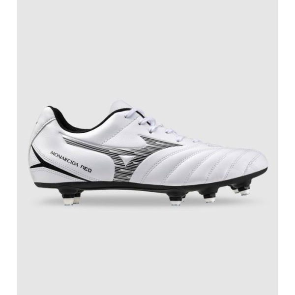 Mizuno Monarcida Neo Iii Select (Sg) (2E Wide) Mens Football Boots (White - Size 10.5)