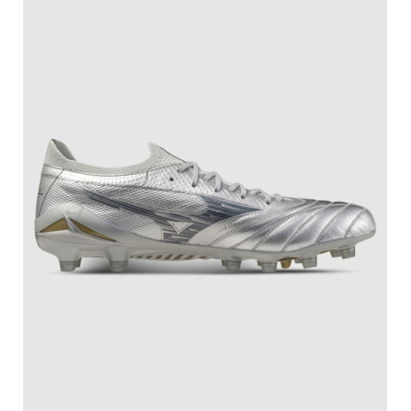 Mizuno Morelia Neo Elite 4 (Fg) Mens Football Boots (Grey - Size 7)