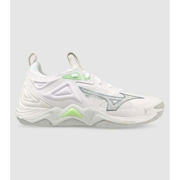 Mizuno Wave Momentum 3 Womens Netball Shoes (White - Size 10)