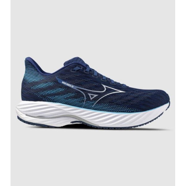 Mizuno Wave Rider 28 (2E Wide) Mens (Blue - Size 10)