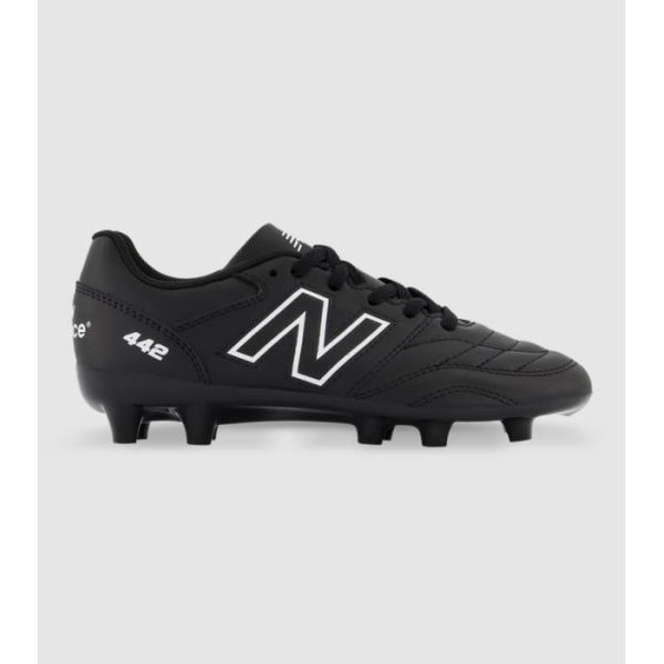 New Balance 442 V2 Academy (Fg) (Wide) (Gs) Kids Football Boots (Black - Size 12)