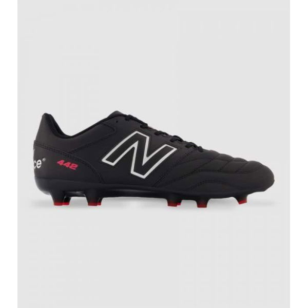 New Balance 442 V2 Team (Fg) (2E Wide) Mens Football Boots (Black - Size 8.5)