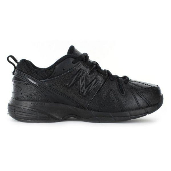 New Balance 624 (2E Wide) Junior Boys Athletic School Shoes Shoes (Black - Size 12)