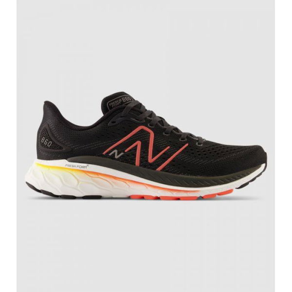 New Balance 860 V13 (2E Wide) Mens Shoes (Black - Size 10)