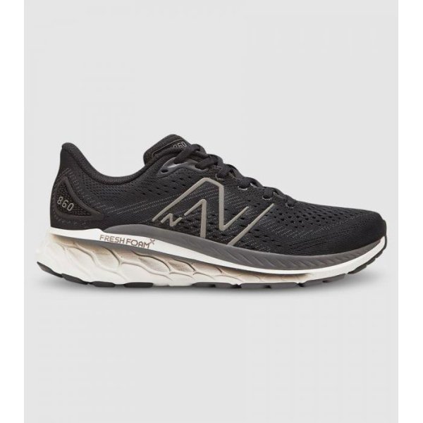New Balance 860 V13 (2E Wide) Mens Shoes (Black - Size 12)
