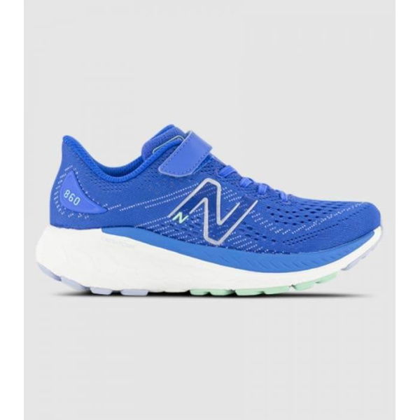 New Balance 860 V13 (Ps) Kids Shoes (Blue - Size 12)