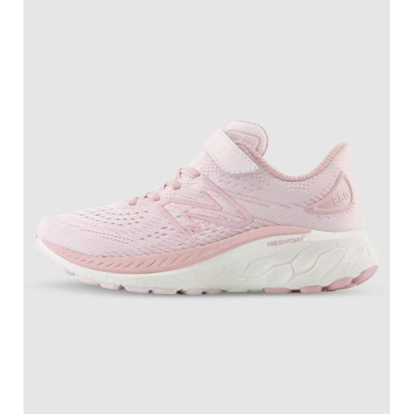 New Balance 860 V13 (Ps) Kids Shoes (Pink - Size 3)