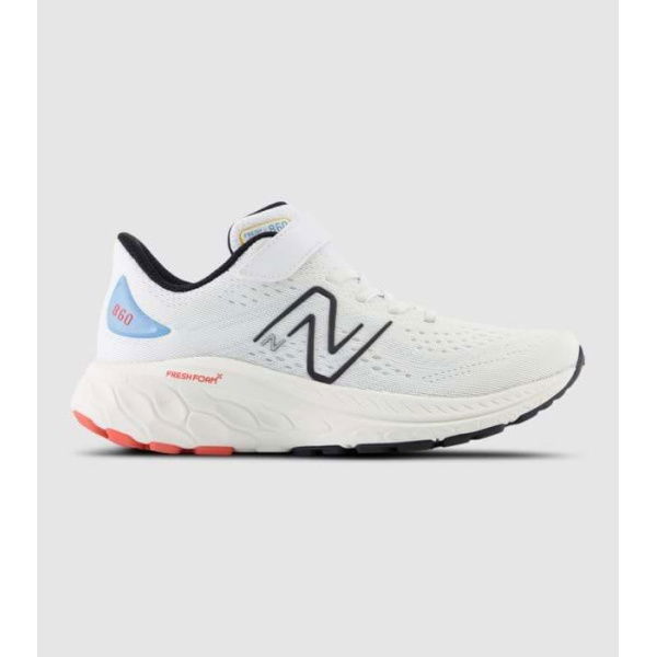 New Balance 860 V13 (Ps) Kids Shoes (White - Size 1)