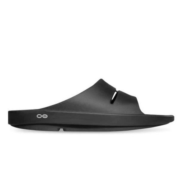 Oofos Ooahh Mens Slide Shoes (Black - Size 10)