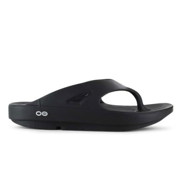 Oofos Ooriginal Thong Mens Black (Black - Size 10)