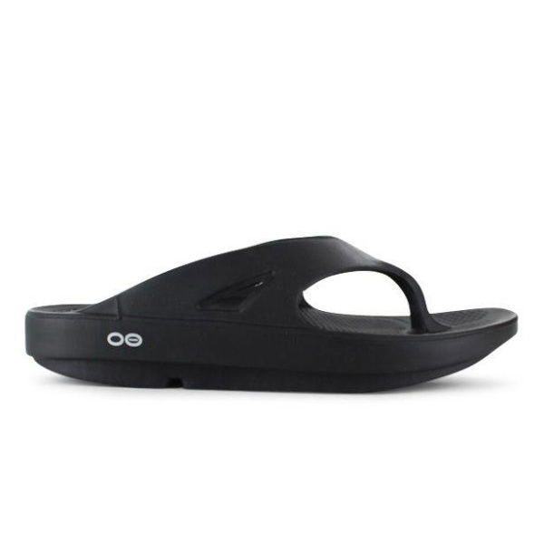 Oofos Ooriginal Thong Mens Black (Black - Size 3)