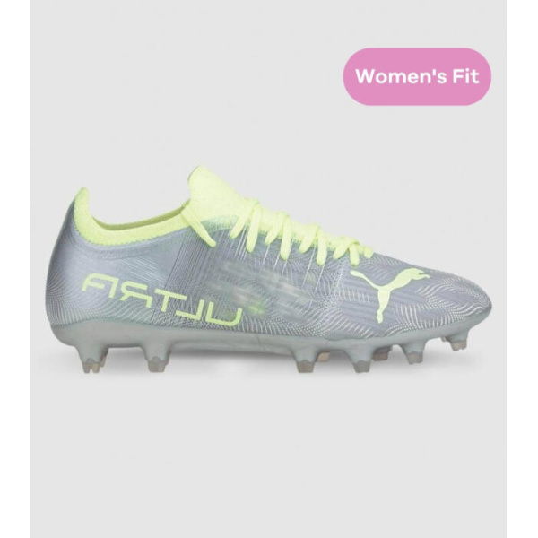 Puma Ultra 3.4 Fg Womens Football Boots (Silver - Size 6)